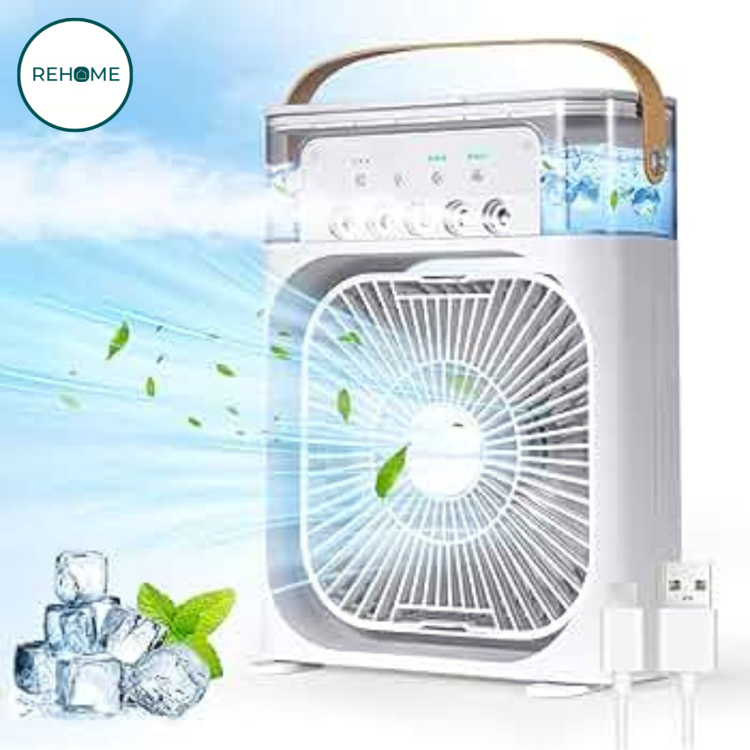 3 in 1 Portable Mist Spray Air Cooler & Conditioner