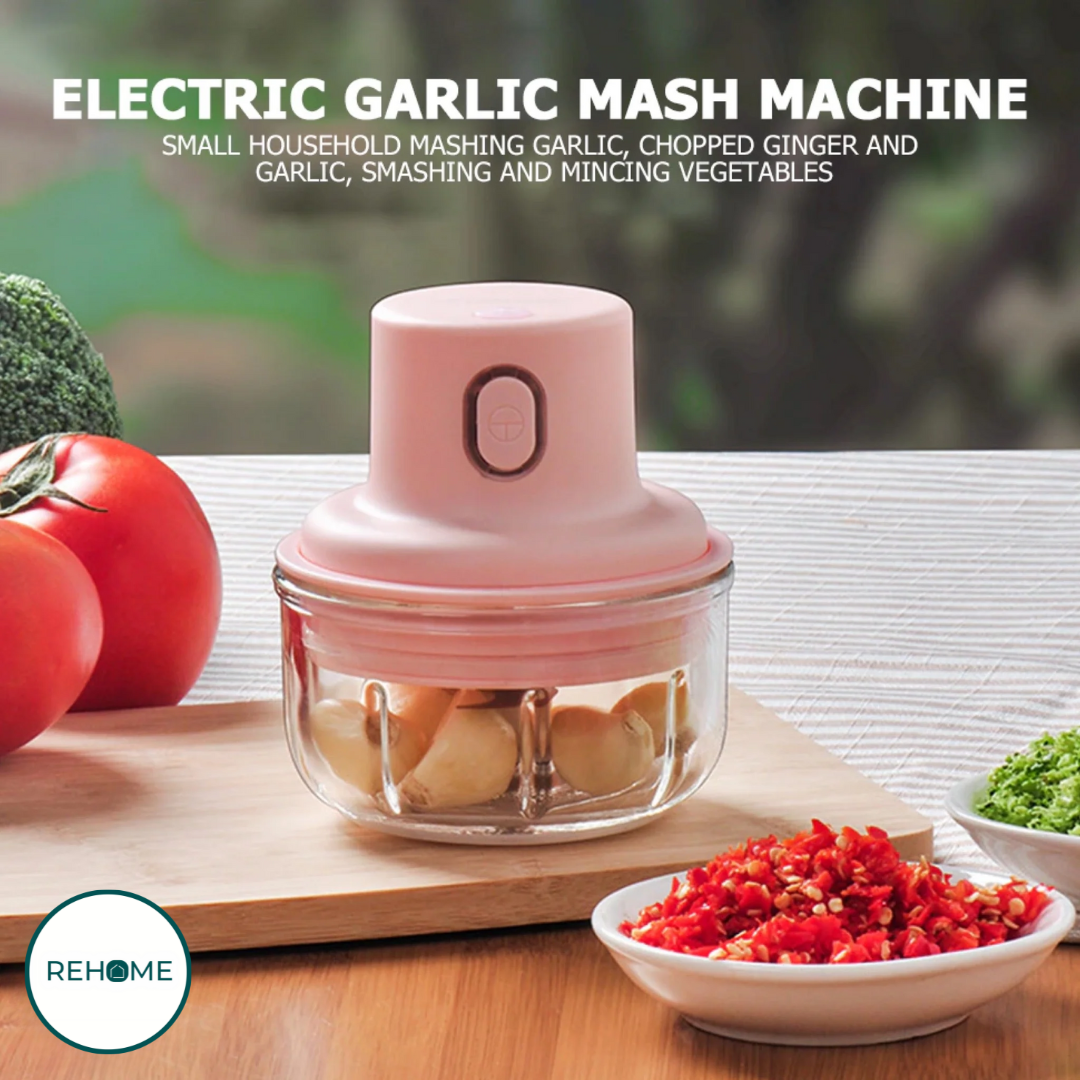 Rechargeable Electric Double Bowl Food Chopper
