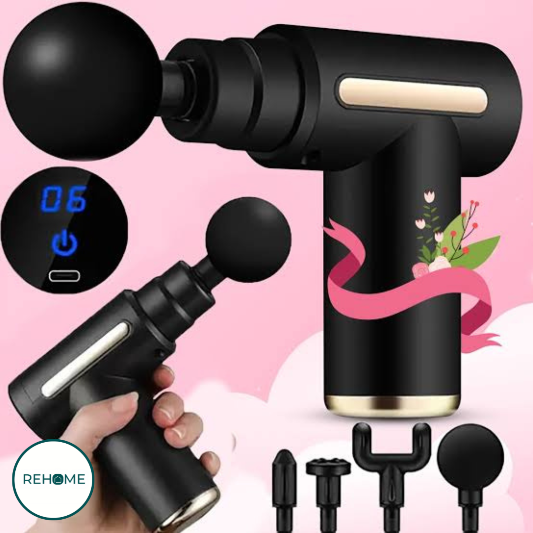 Smart Fascia 4 in 1 Professional Massage Gun - (IMPORTED)