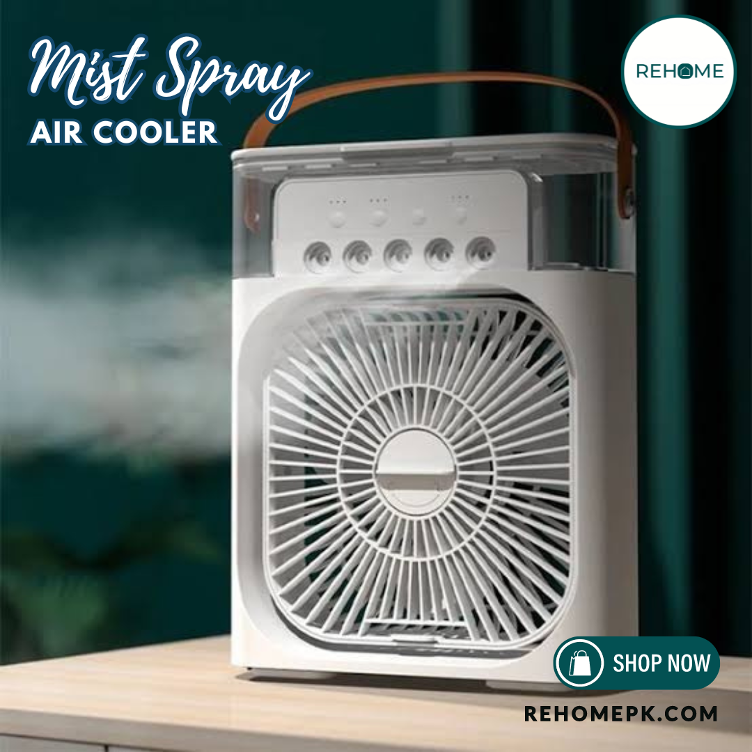 3 in 1 Portable Mist Spray Air Cooler & Conditioner