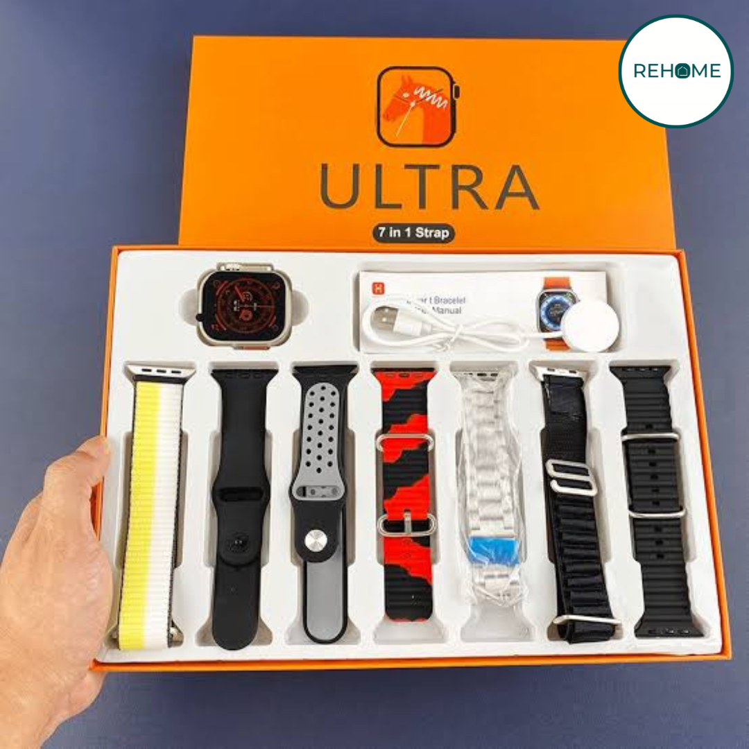 Y20 Ultra 7 in 1 Smart Watch - (IMPORTED)