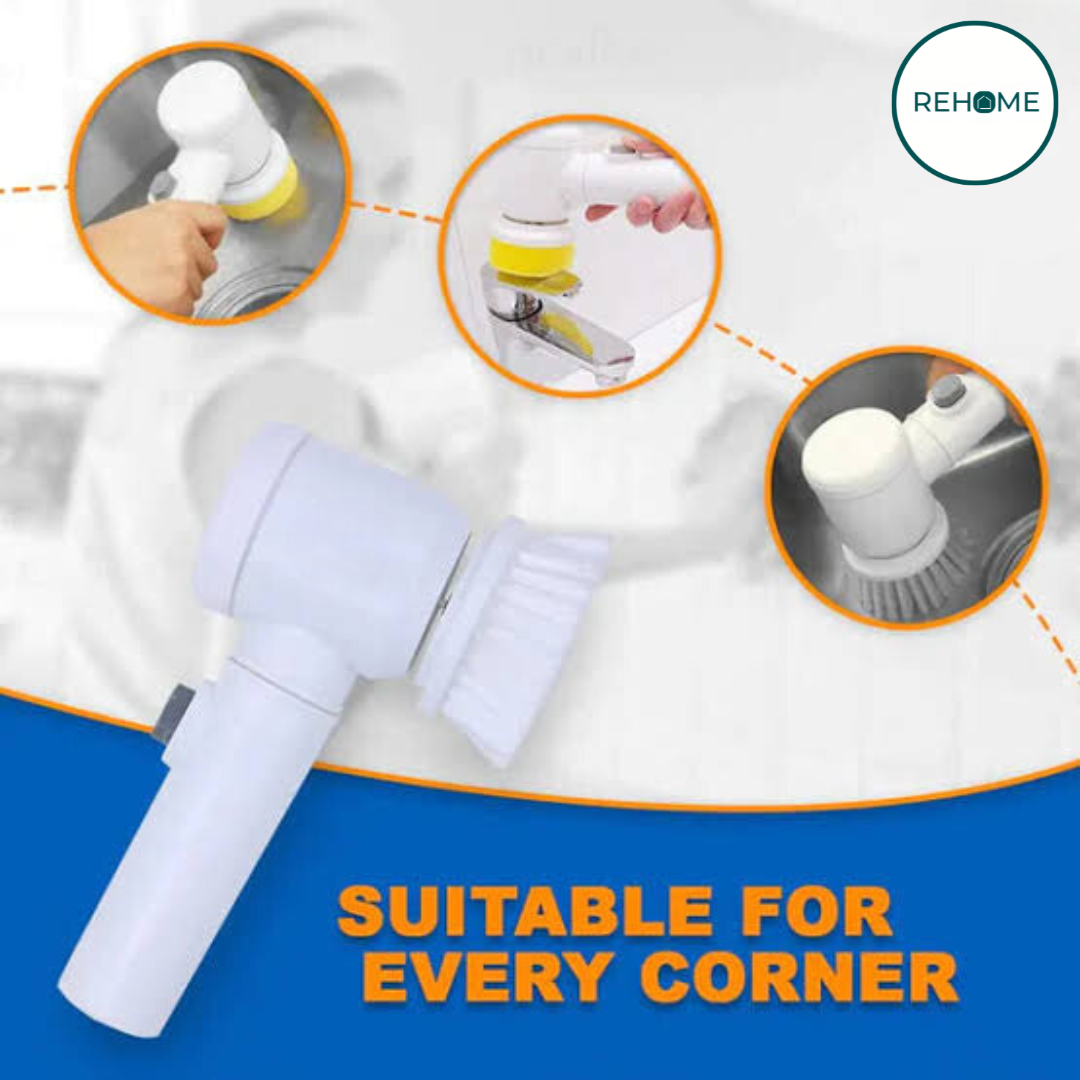 5 in 1 Magic Multipurpose Electric Brush - (IMPORTED)
