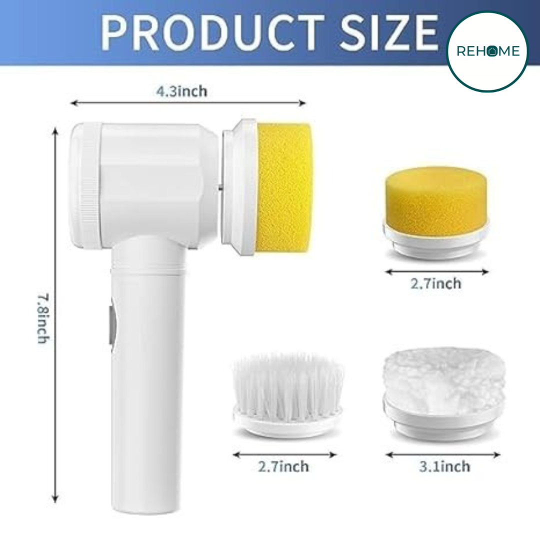 5 in 1 Magic Multipurpose Electric Brush - (IMPORTED)
