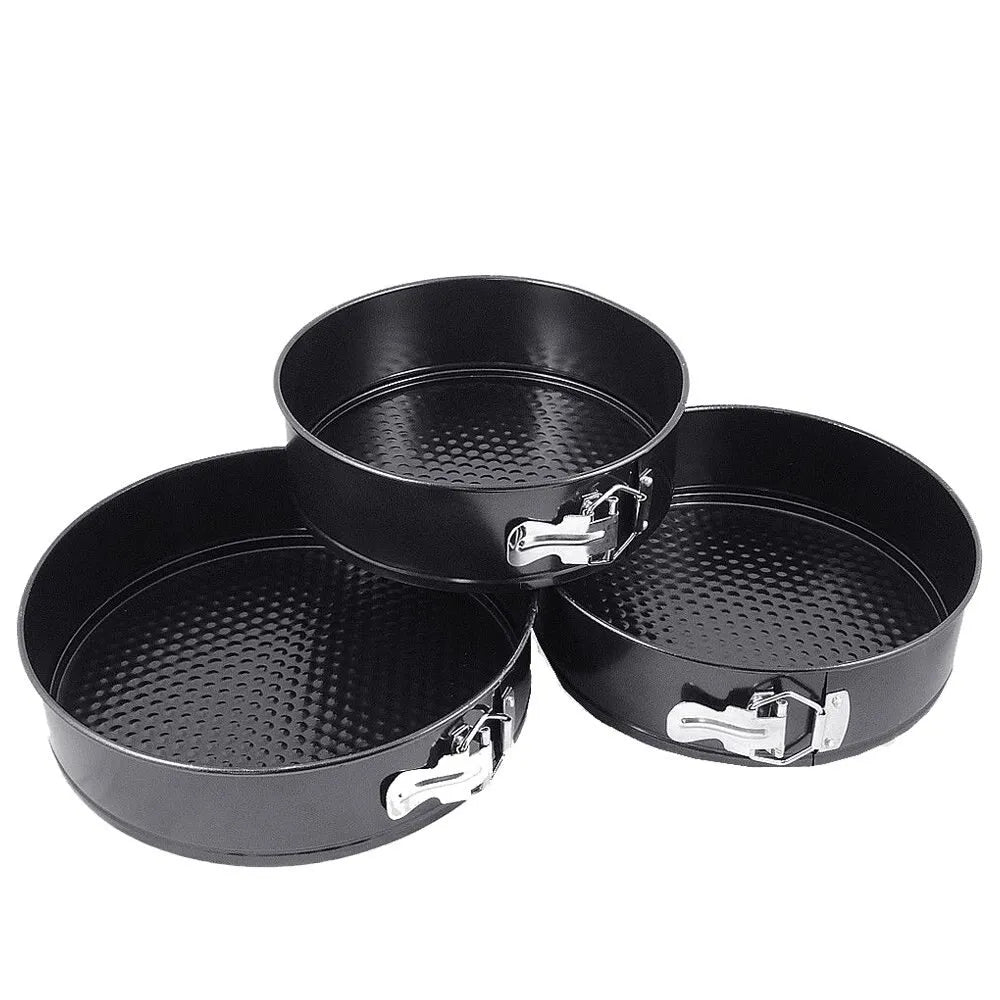 3 PCS Round Non Stick Cake Baking Pan