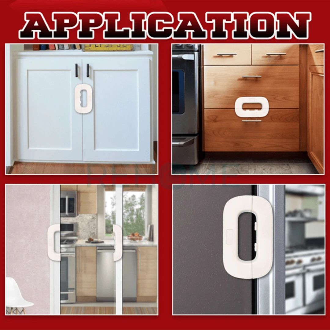 Self-Adhesive Safety Fridge Lock - (IMPORTED)