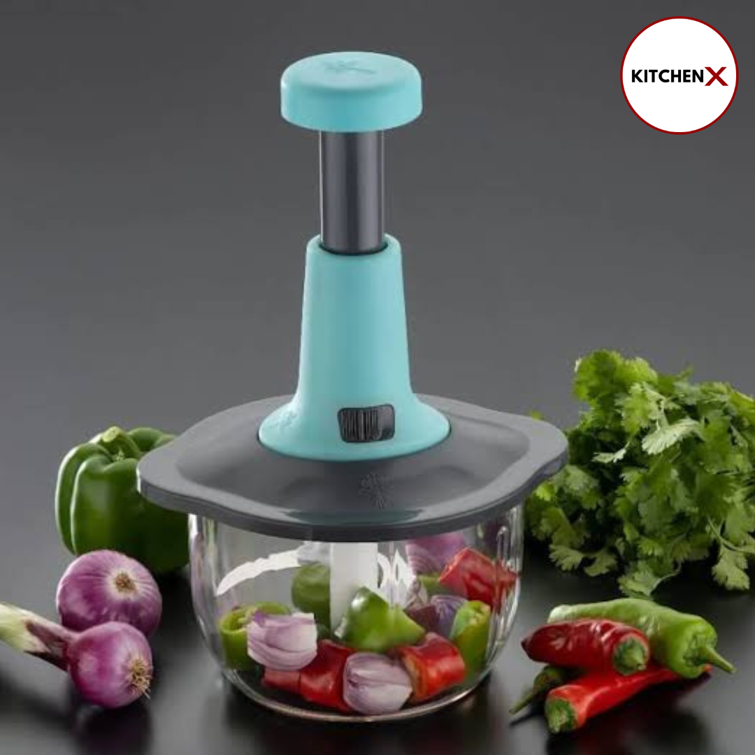 Stainless Steel Manual Vegetable Push Chopper