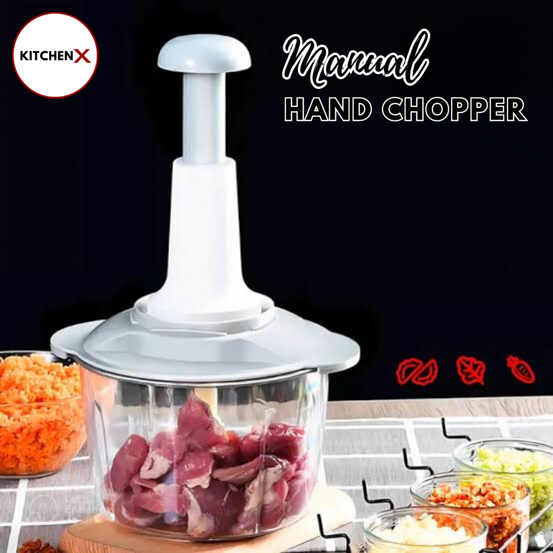 Stainless Steel Manual Vegetable Push Chopper