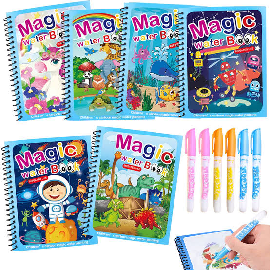 Magic Water Colouring Book