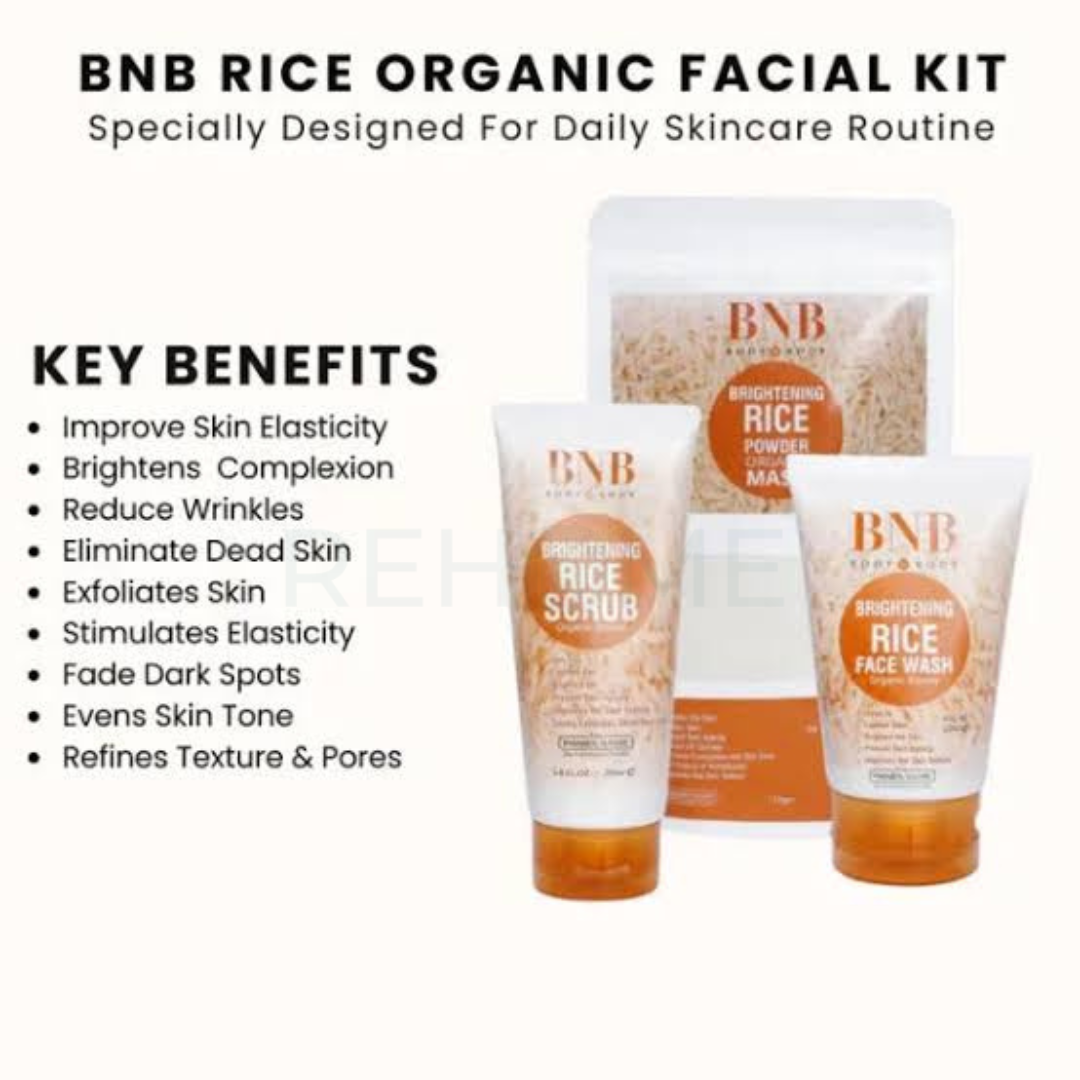 BNB Rice Extract Glow Kit