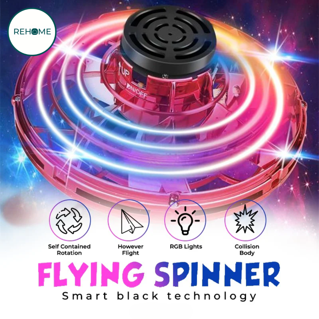 Flying UFO Led Nova Spinner - (FREE Delivery)