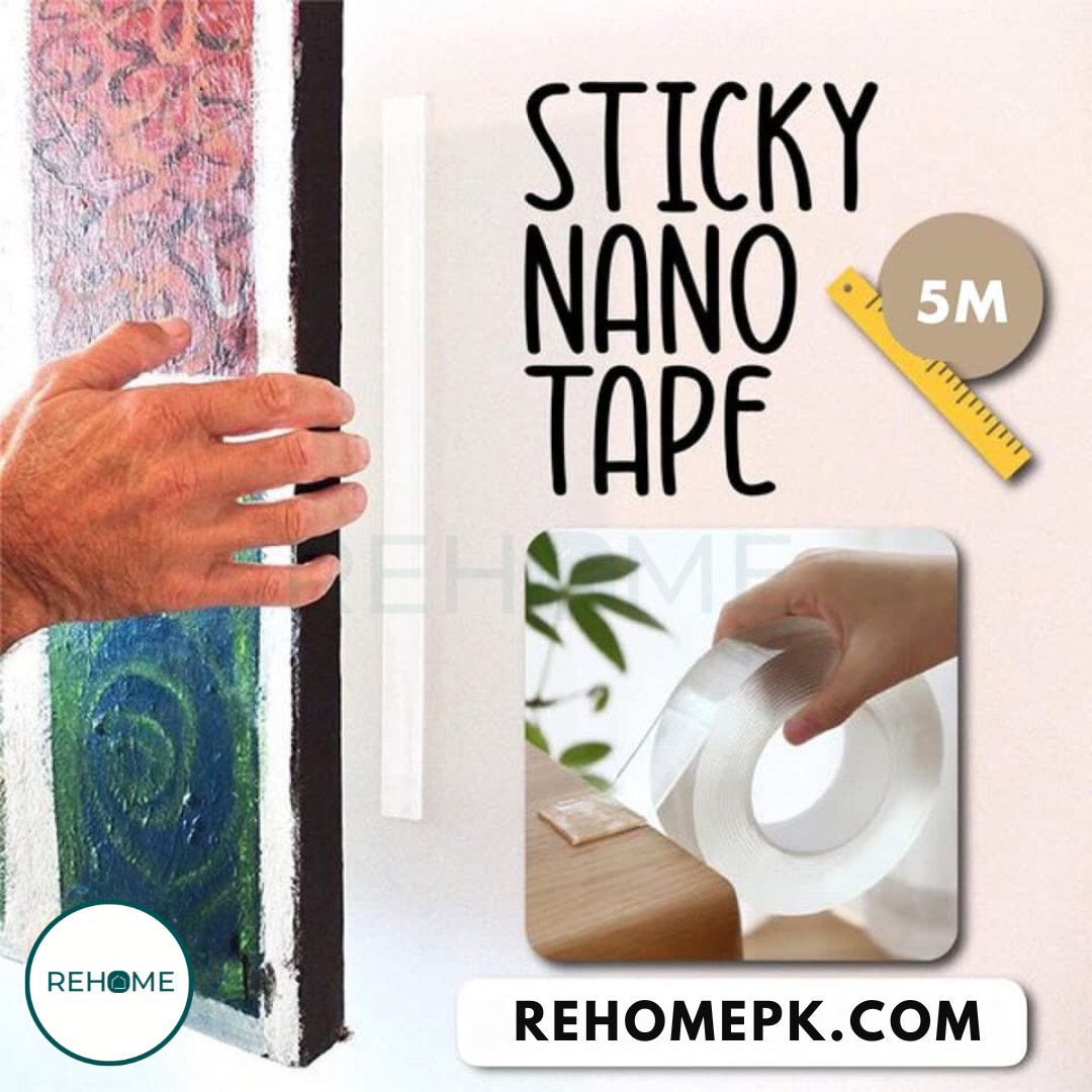 Nano Double Sided Transparent Tape - (IMPORTED)