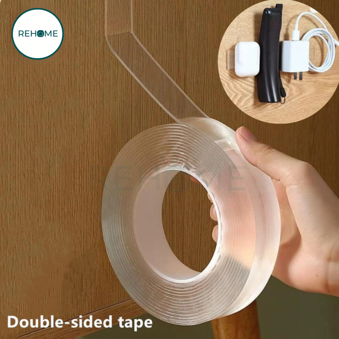 Nano Double Sided Transparent Tape - (IMPORTED)