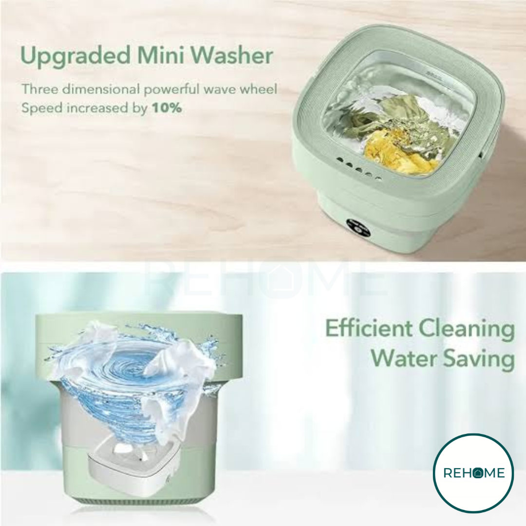 Mini Portable and Foldable Washing Machine