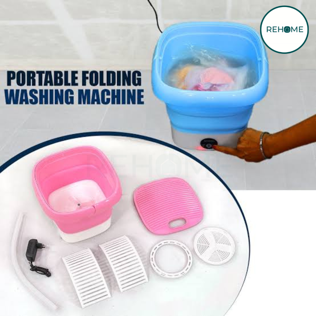 Mini Portable and Foldable Washing Machine