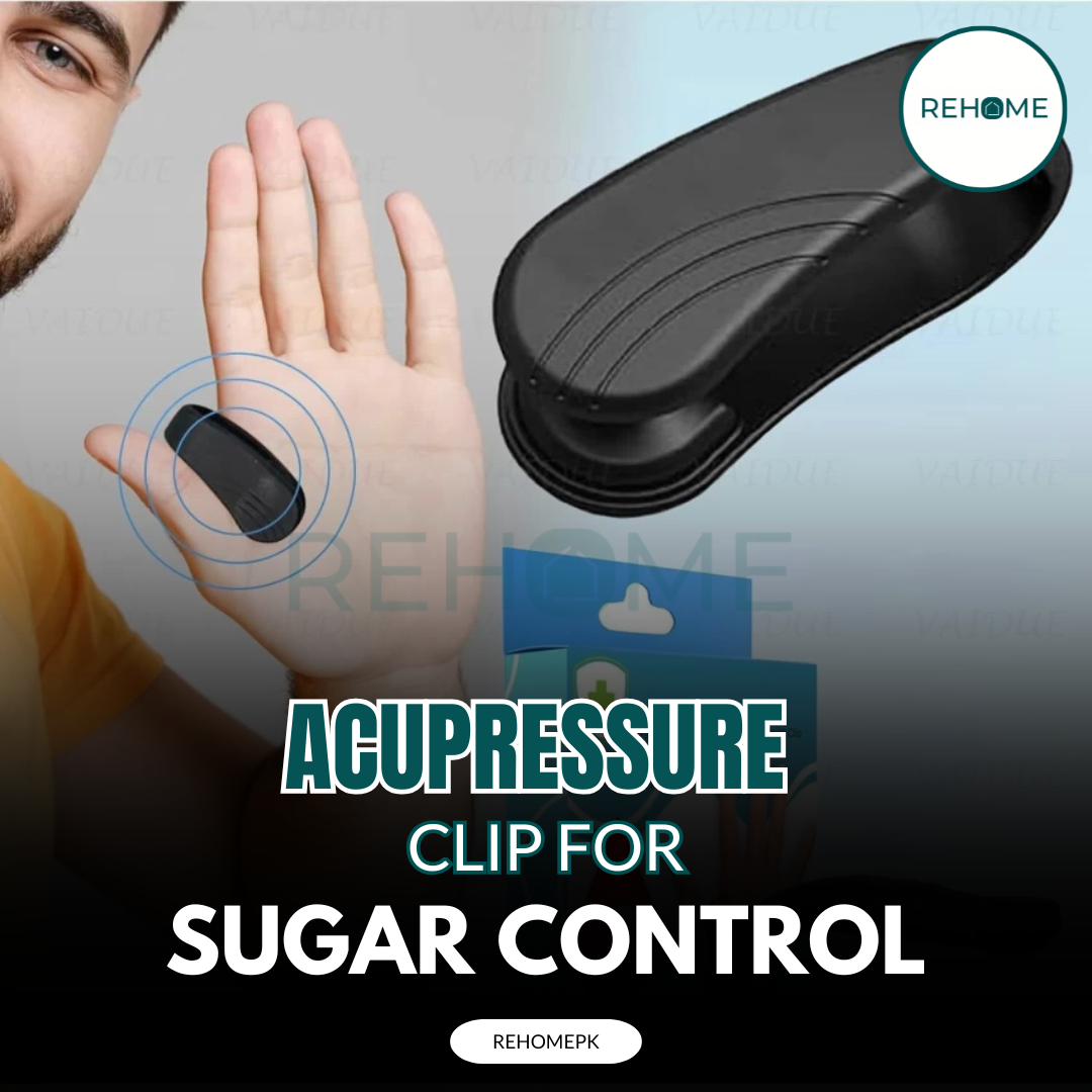 Acupressure Magnetic Sugar Control Clip - (IMPORTED)