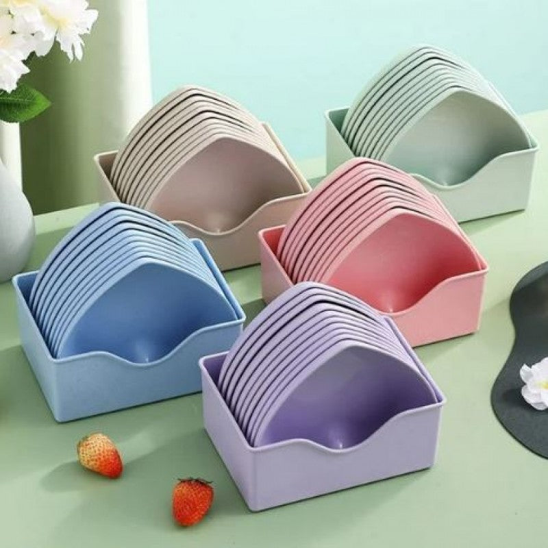 8Pcs Heart Shaped Dish Plate