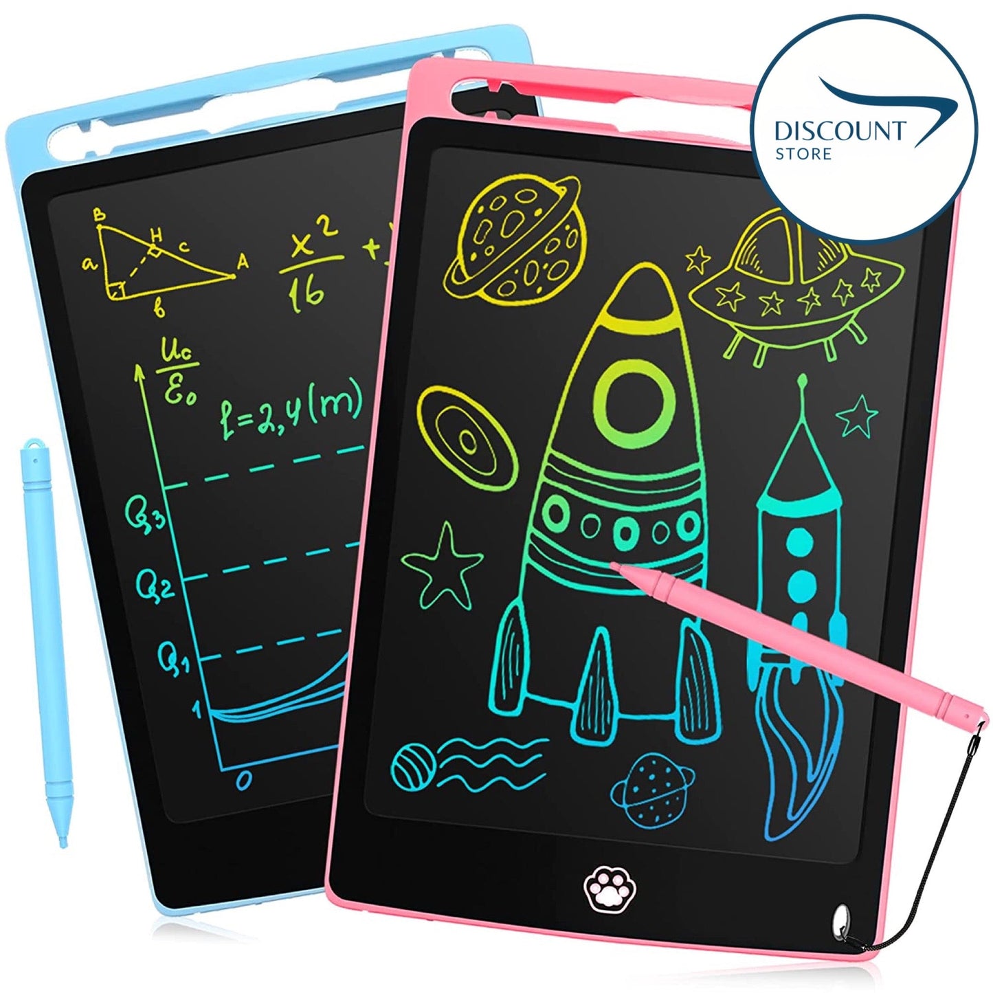 LCD Writing & Drawing Tablet Pad For Kids with Digital Pen - 8.5 inches