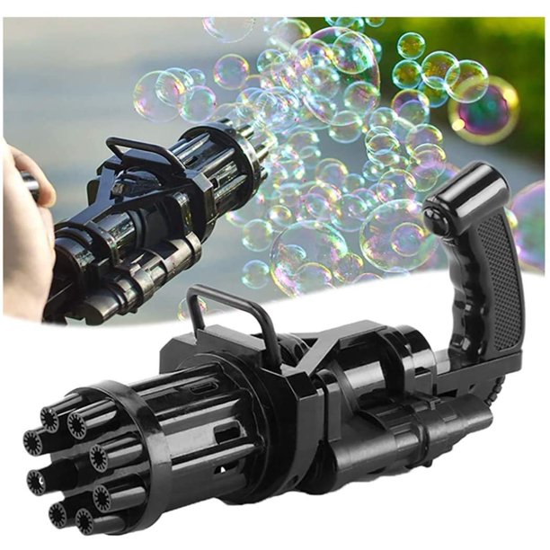 Electric Kids Bubble Gun - (WITH FREE SOAP LIQUID)