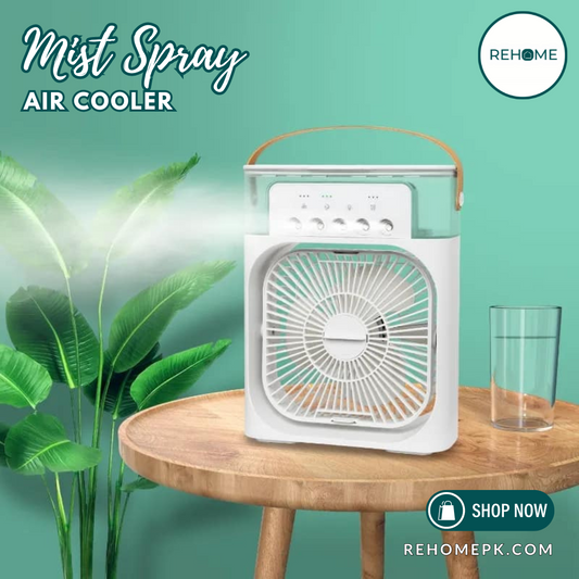 3 in 1 Portable Mist Spray Air Cooler & Conditioner