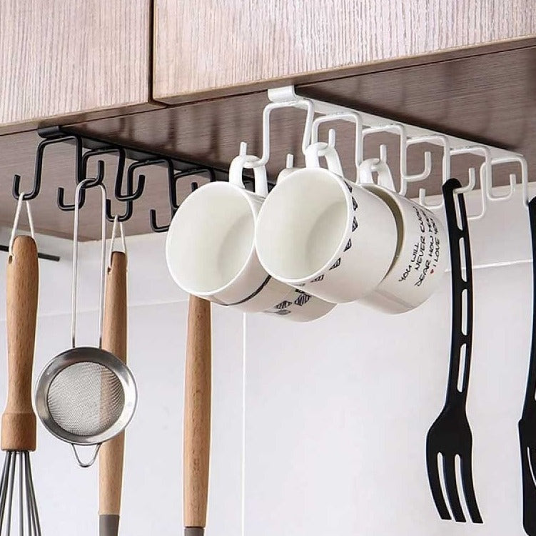 Storage Rack With Hooks 12 Hooks Storage Rack – REHOME