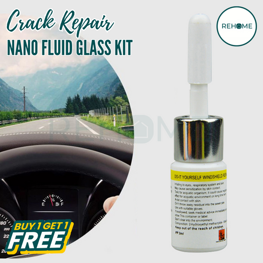 Cracked Glass Nano Fluid Repair Kit - (BUY 1 GET 1 FREE)