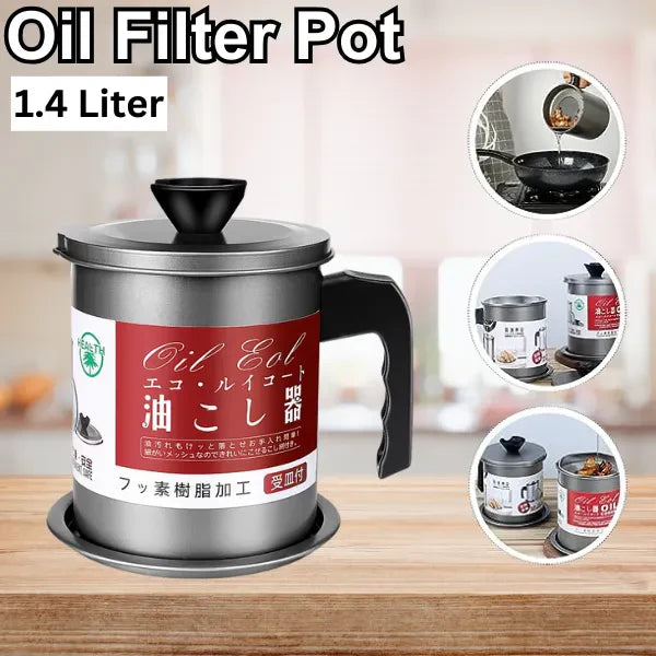 Stainless Steel Oil Filter Pot – REHOME