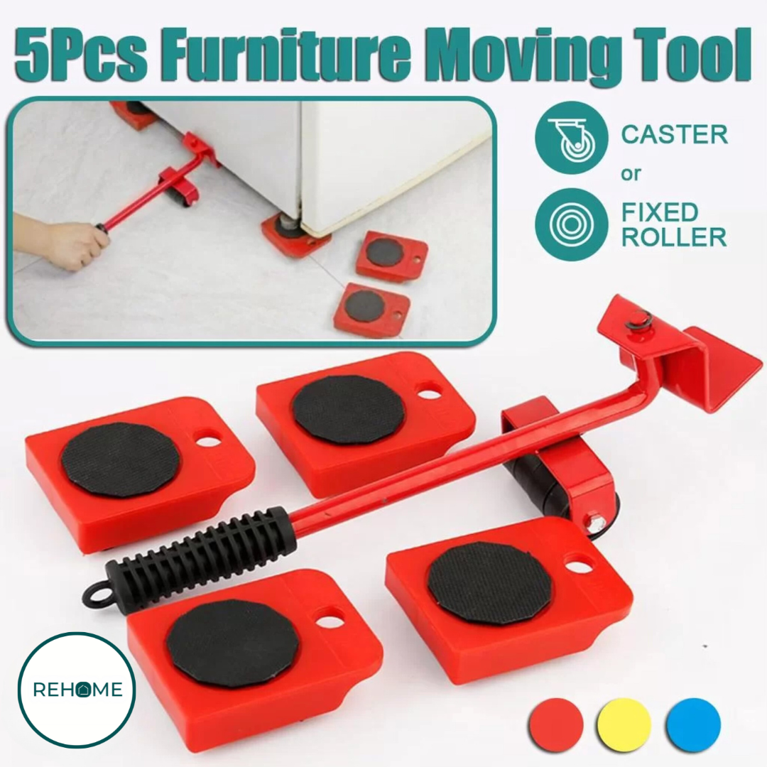 Set of 5 Furniture Lifter Moving Tool