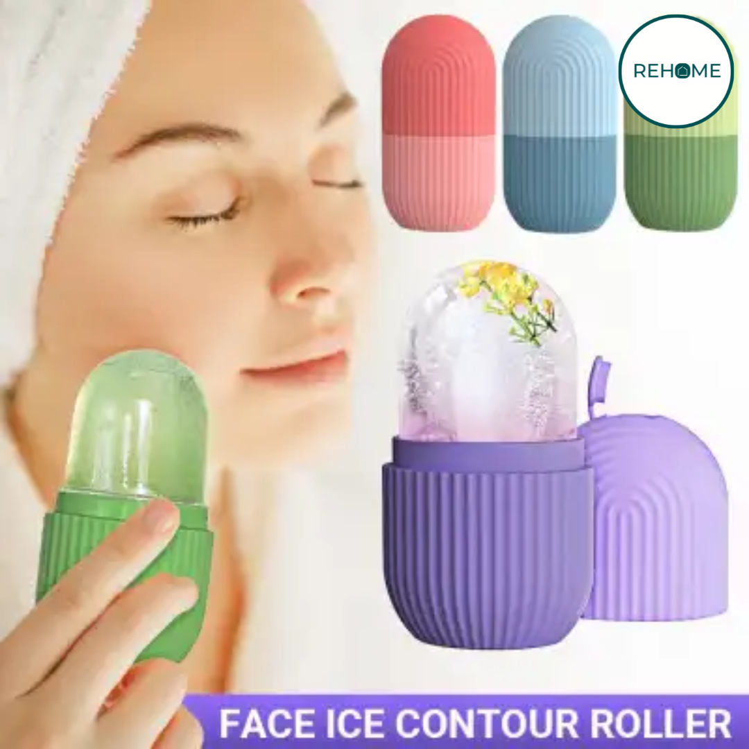 Silicone Facial Massage Ice Roller - (FREE Delivery)