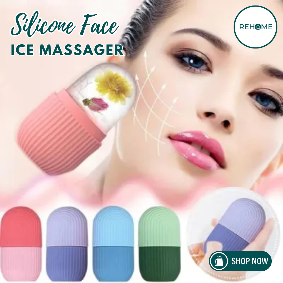 Silicone Facial Massage Ice Roller - (FREE Delivery)