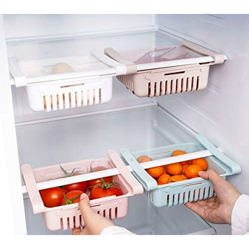 Pack of 2 Expandable Fridge Basket