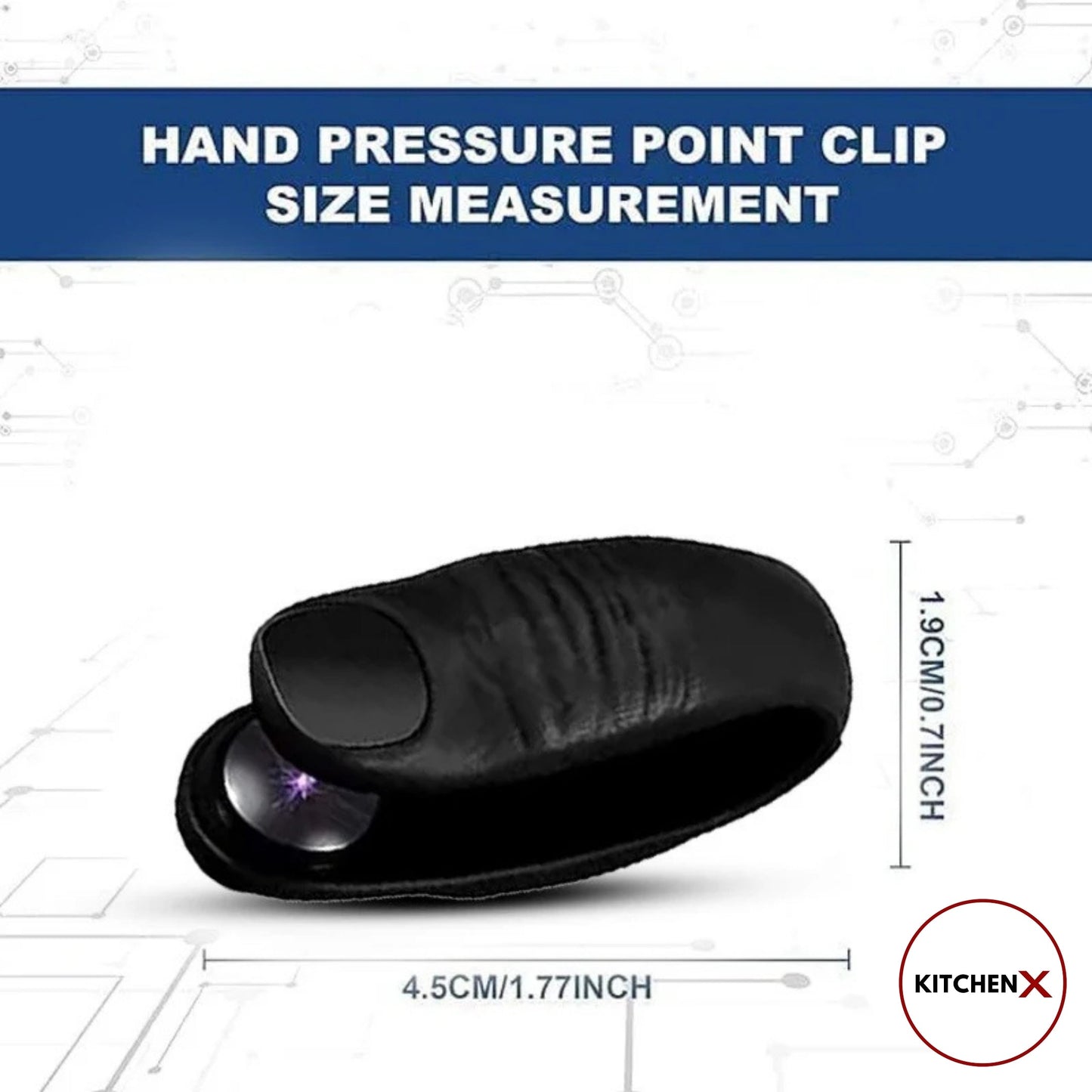 Acupressure Magnetic Sugar Control Clip - (BUY 1 GET 1 FREE)