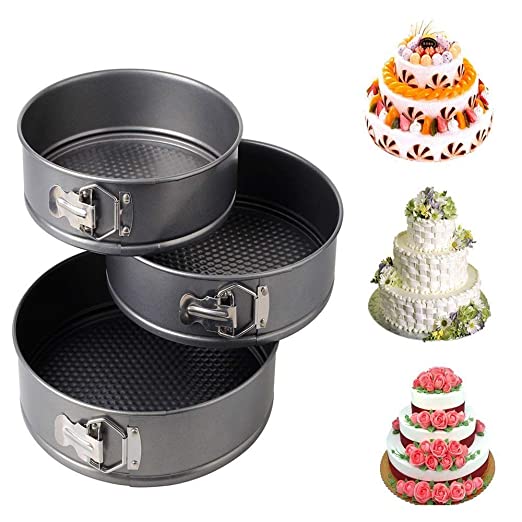 3 PCS Round Non Stick Cake Baking Pan