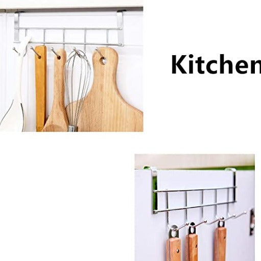 Space Saving Cabinet Storage Hanger Metal 5 Hooks