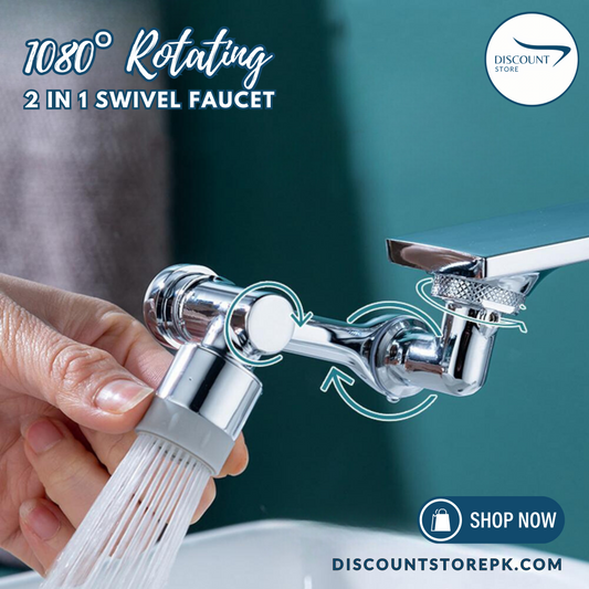 1080 Degree Rotating Swivel Faucet - (FREE Delivery)