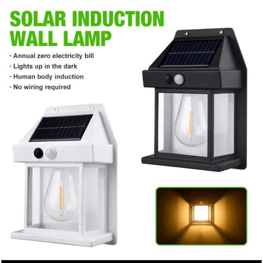 Solar LED Motion Induction Rechargeable Wall Lamp