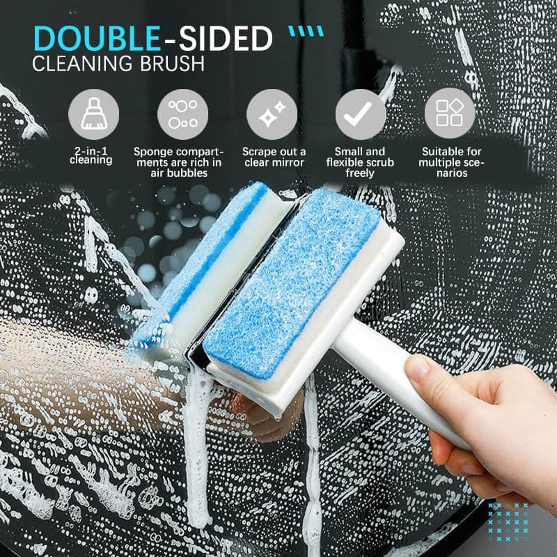 Double Sided Cleaning Window Wiper Cleaner