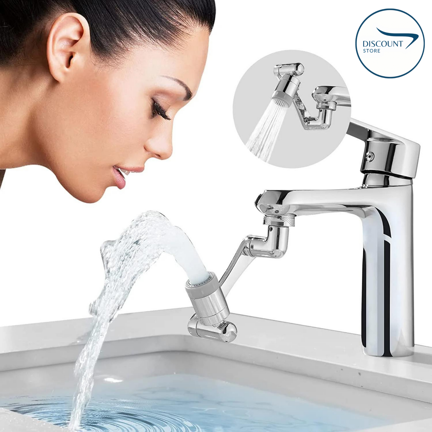 1080 Degree Rotating Swivel Faucet - (FREE Delivery)