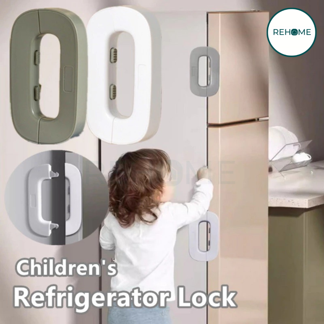 Self-Adhesive Safety Fridge Lock - (IMPORTED)