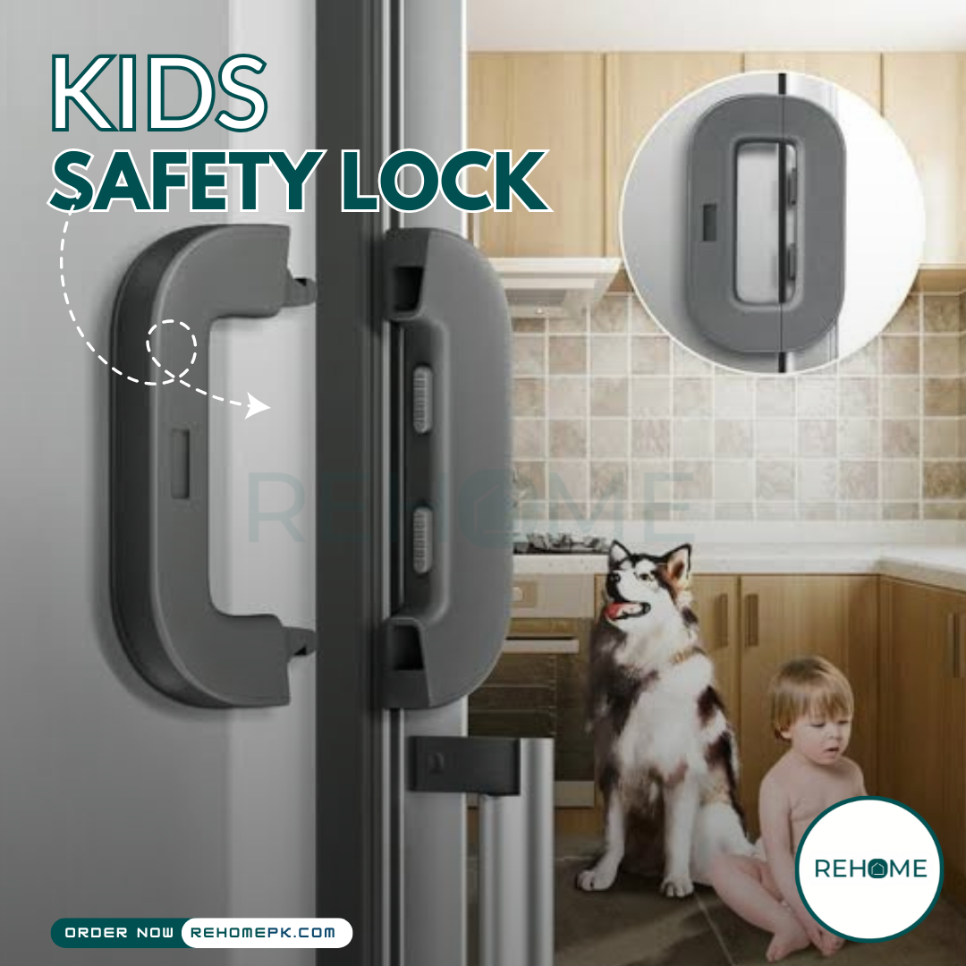 Self-Adhesive Safety Fridge Lock - (IMPORTED)