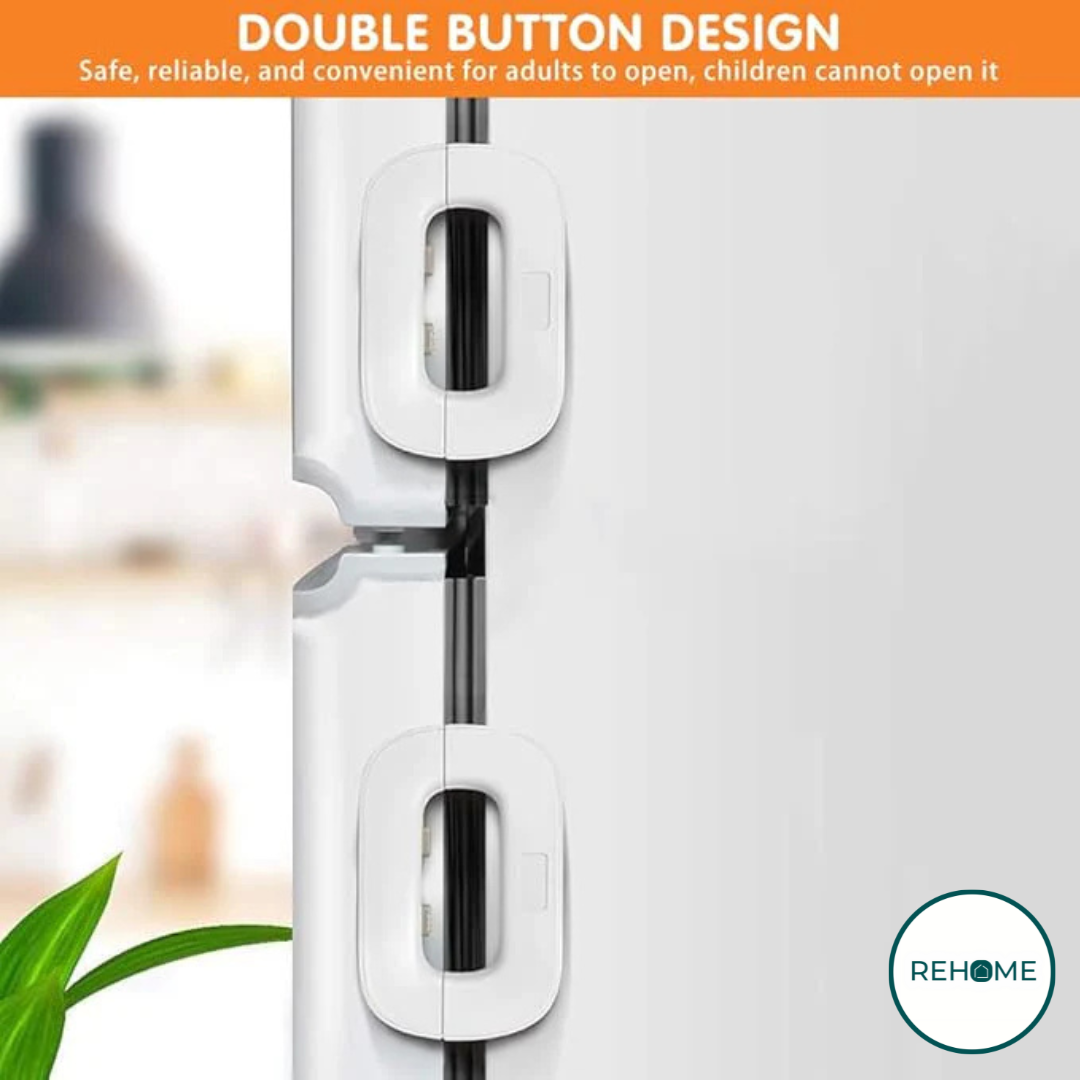 Self-Adhesive Safety Fridge Lock - (IMPORTED)