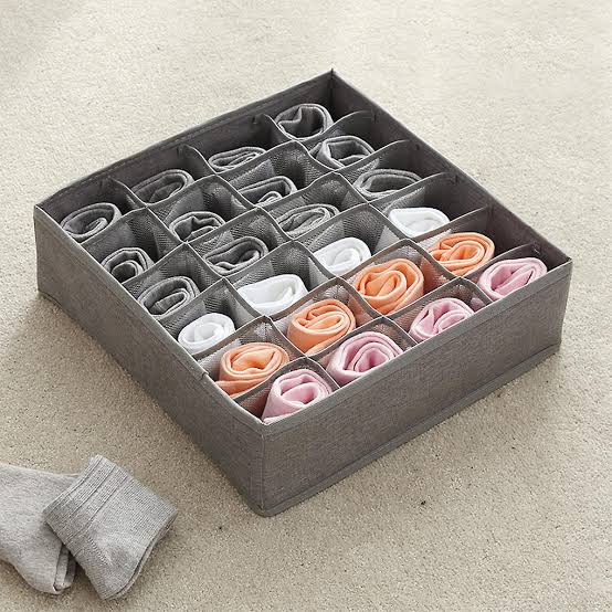 24 Pocket Multipurpose Socks Organizer