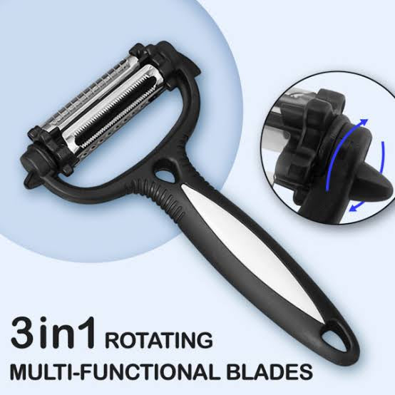 360 Degree Rotational 3 in 1 Multifunctional Peeler