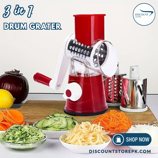 3 in 1 Drum Grater (FREE DELIVERY)