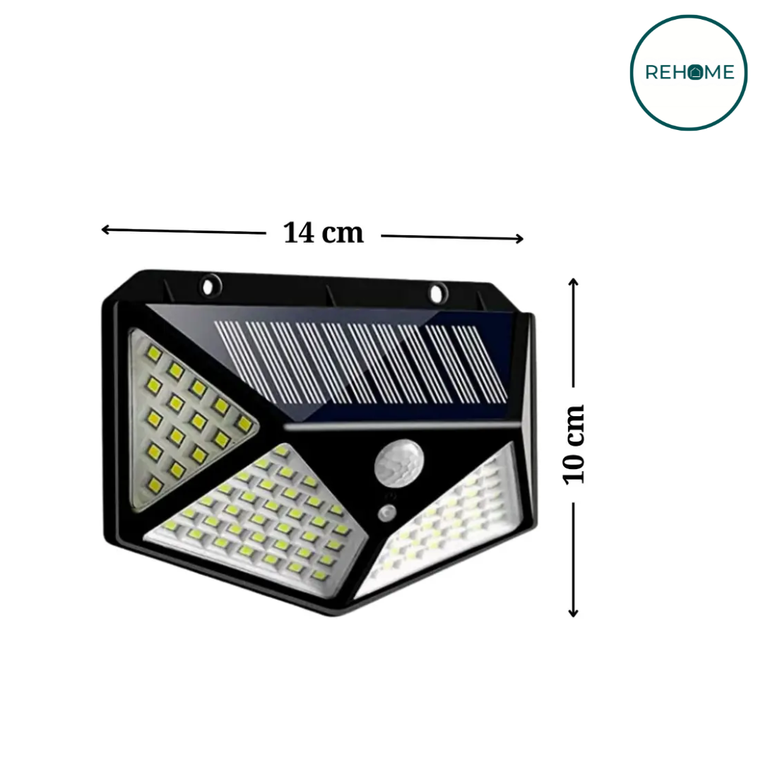 Solar LED Motion Induction Rechargeable Wall Lamp