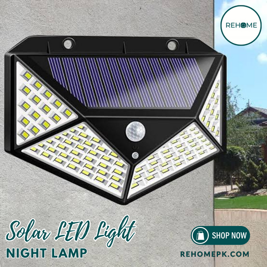 Solar LED Motion Induction Rechargeable Wall Lamp