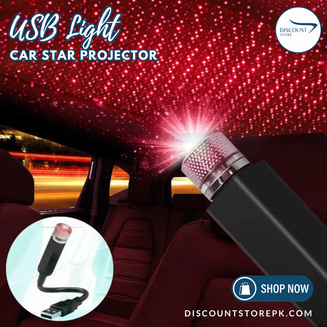 USB Light Car Star Projector