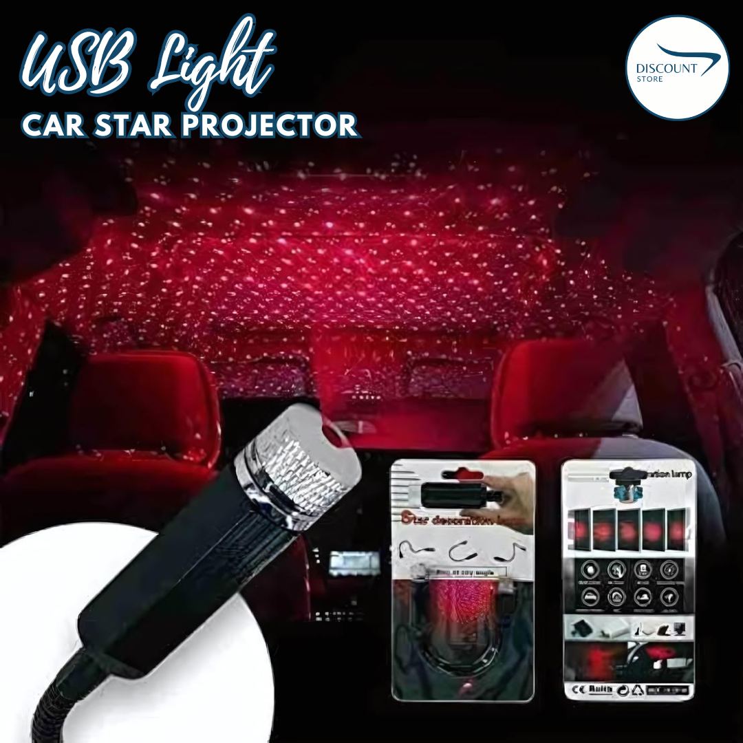 USB Light Car Star Projector