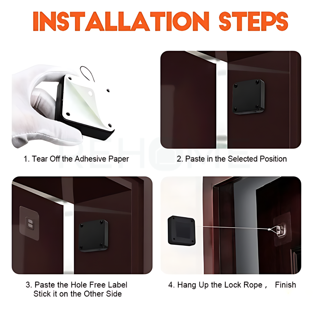 Automatic Sensor Punch-Free Door Closer