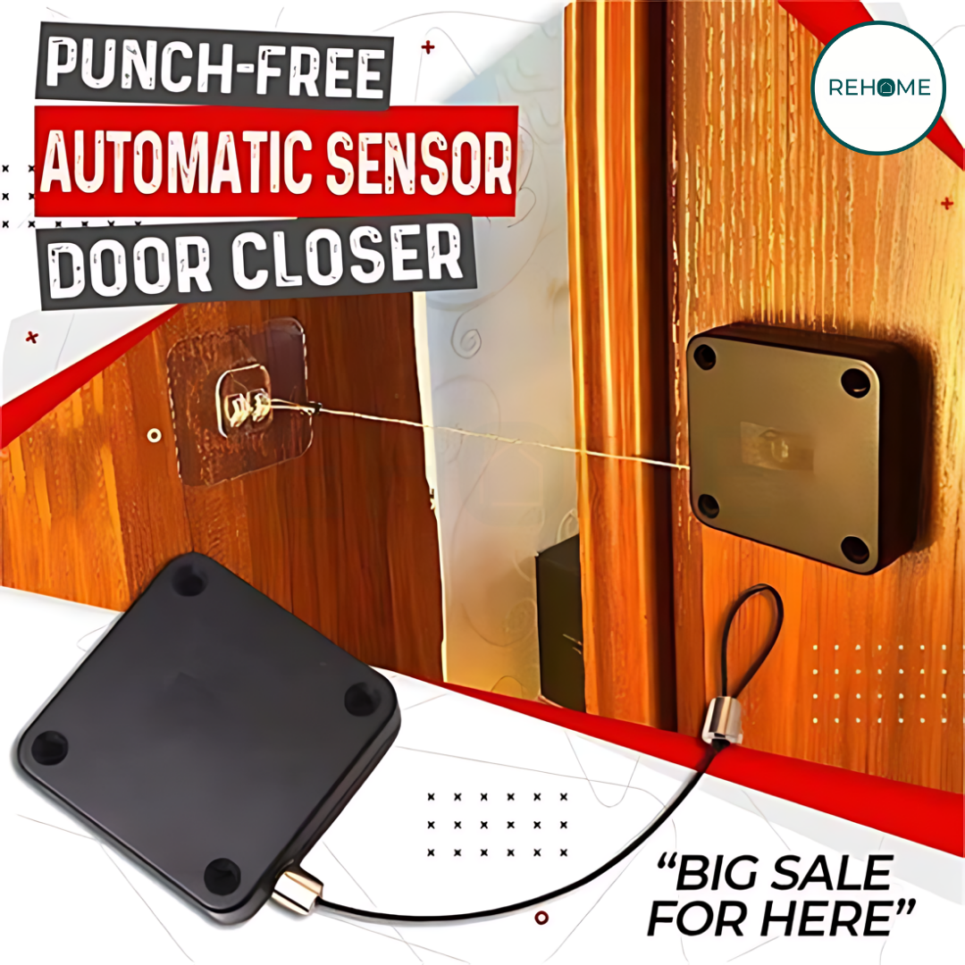 Automatic Sensor Punch-Free Door Closer