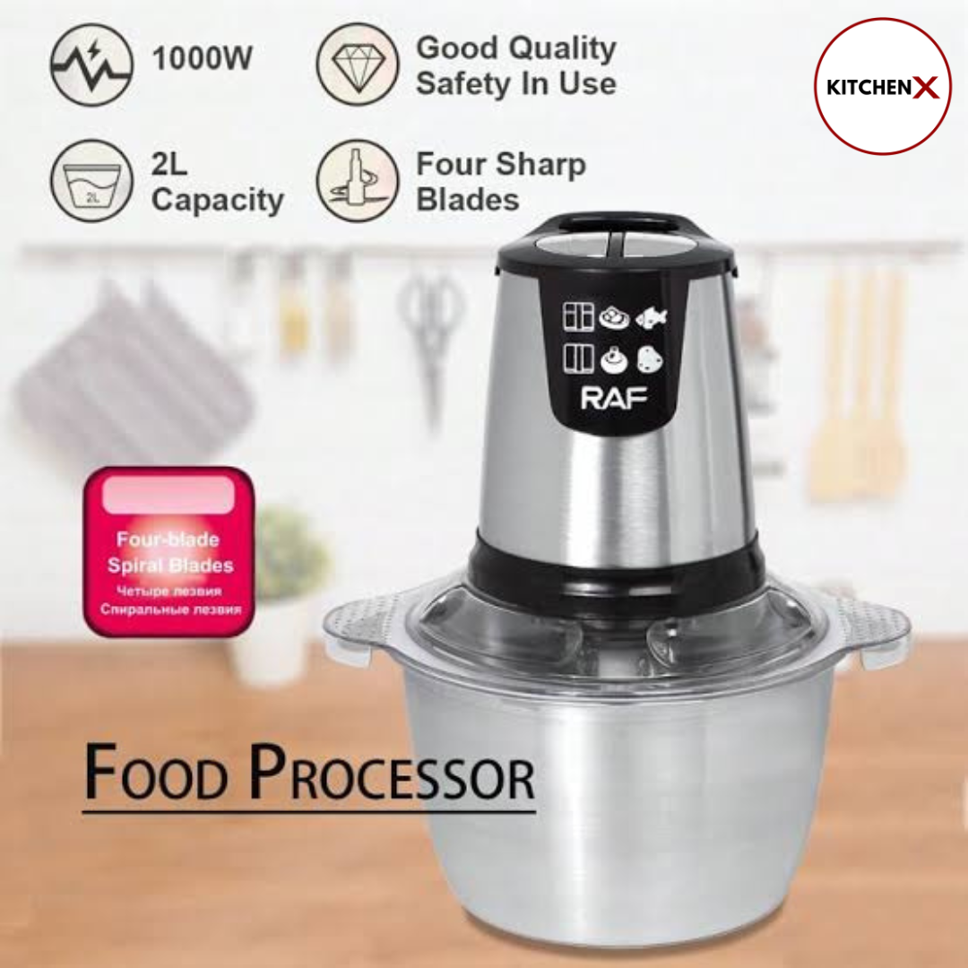 Electric Multifunctional RAF Food Processor & Meat Chopper - (IMPORTED)